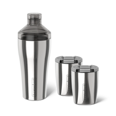 Cocktail Shaker + Rocks Bundle